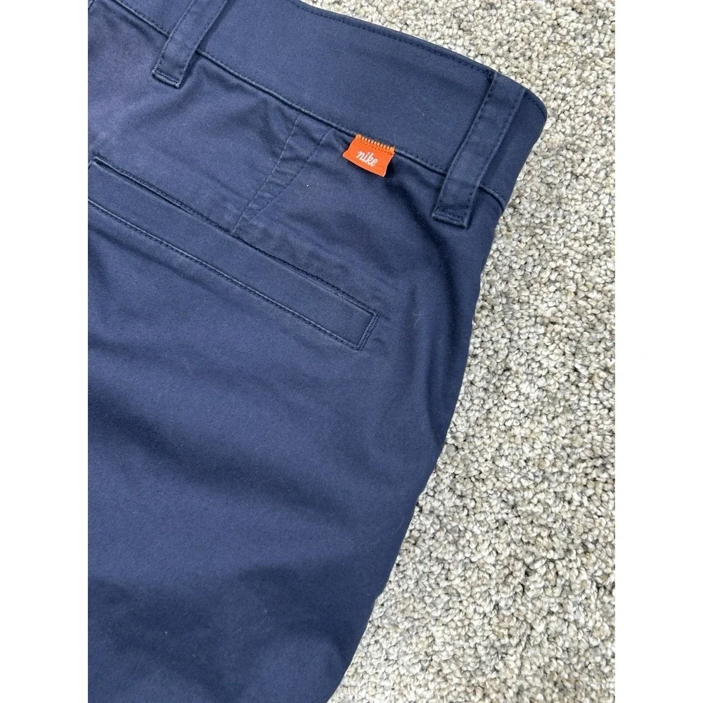 Nike Pants Mens 32x32 Blue Chino Straight Leg Dri Fit Lightweight Golf #0432